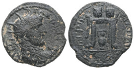 Thrace, Perinthus. Gallienus, AD 253-268. AE. 8.07 g. 24.73 mm.
Obv: ΑΥΤ ΓΑΛΛΙΗΝΟϹ ϹΕΒΑ. Radiate and cuirassed bust of Gallienus, right.
Rev: ΠΕΡΙΝΘΙΩ...