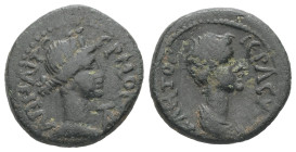Mysia, Germe. Pseudo-autonomous, first half of the second century. AE. 2.65 g. 17.73 mm.
Obv: ΙΕΡΑ ϹΥΝΚΛΗ. Draped male bust of Senate, right.
Rev: ΓΕΡ...