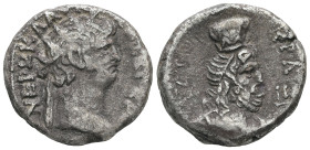 Egypt, Alexandria. Nero, AD 63/4. BL, Tetradrachm. 8.21g. 24.69 mm.
Obv: ΝΕΡΩΚΛΑΥΚΑΙΣΣ[ΕΒΓΕΡ]. Radiate head of Nero, right.
Rev: ΑΥΤΟΚΡΑ, LΙ. Bust of ...