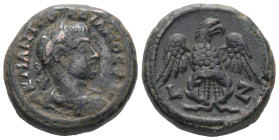 Egypt, Alexandria. Gordian, AD 243/4. Bl, Tetradrachm. 12.20 g. 22.04 mm.
Obv: Α Κ Μ ΑΝΤ ΓΟΡΔΙΑΝΟϹ ΕΥ. Laureate, draped and cuirassed bust of Gordian ...