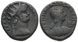 Egypt, Alexandria. Nero, AD 63/4. BL, Tetradrachm. 12.64g. 24.73 mm.
Obv: ΝΕΡΩ ΚΛΑΥ [ΚΑΙΣ ΣΕΒ ΓΕΡ ΑΥ]. Radiate head of Nero, right.
Rev: ΠΟΠΠΑΙΑ ΣΕΒ...