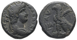 Egypt, Alexandria. Nero, AD 64/5. BL, Tetradrachm. 12.71 g. 23.26 mm.
Obv: ΝΕΡΩ ΚΛΑΥ ΚΑΙΣ ΣΕΒ ΓΕΡ. Radiate head of Nero, right.
Rev: ΑΥ[ΤΟΚΡΑ], LΙΑ....