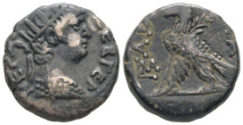 Egypt, Alexandria. Nero, AD 64/5. BL, Tetradrachm. 13.30 g. 23.23 mm.
Obv: ΝΕΡΩ ΚΛΑΥ ΚΑΙΣ ΣΕΒΓΕΡ. Radiate head of Nero, right.
Rev: ΑΥΤΟΚΡΑ, LΙΑ. Ea...