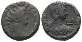 Egypt, Alexandria. Nero, AD 63/4. BL, Tetradrachm. 13.30 g. 24.12 mm.
Obv: ΝΕΡΩ ΚΛΑΥ ΚΑΙΣ ΣΕΒ ΓΕΡ ΑΥ. Radiate head of Nero, right.
Rev: ΠΟΠΠΑΙΑ ΣΕΒΑ...