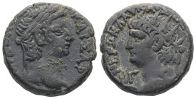 Egypt, Alexandria. Nero, AD 66/66. BL, Tetradrachm. 13.72 g. 23.33 mm.
Obv: [ΤΙΒΕΡΙΟΣ] ΚΑΙΣΑΡ. Laureate head of Tiberius, right.
Rev: ΝΕΡΩ ΚΛΑΥ ΚΑΙΣ...