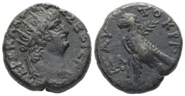 Egypt, Alexandria. Nero, AD 64/5. BL, Tetradrachm. 13.76 g. 23.39 mm.
Obv: ΝΕΡΩ ΚΛΑΥ [ΚΑΙΣ ΣΕΒ ΓΕΡ]. Radiate head of Nero, right.
Rev: ΑΥΤΟΚΡΑ, LΙΑ....