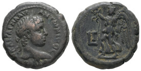 Egypt, Alexandria. Elagabalus, AD 319/20. BL, Tetradrachm. 13.92 g. 22.19 mm.
Obv: Α ΚΑΙϹΑΡ ΜΑ ΑΥΡ ΑΝΤωΝΙΝΟϹ [ΕΥϹΕΒ].Laureate head of Elagabalus, rig...