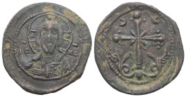 Anonymous Follis, Class I. Nicephorus III Botaniates, AD 1078-1081. AE, Follis. 7.48 g. 27.01 mm. Constantinople.
Obv: IC – XC to left and right of bu...
