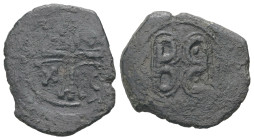 Empire of Nicaea, Anonymous. AD 1227-1261. AE, Tetarteron. 2.44 g. 20.56 mm. Uncertain mint. 
Obv: IC XC to left and right of jewelled cross.
Rev: B a...