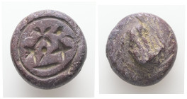 Stone stamp seal. 1st Century BC. 
Weight: 11.00 g.
Diameter: 24.24 mm.