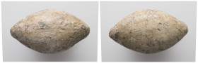 PB Greek sling bullet bearing the name Agathoklea (c. 4th–1st century BC)
A sling bullet with the inscription: ΑΓΑΘΟΚΛΕΑ (Ἀγαθοκλέα, Agathoklea) on on...