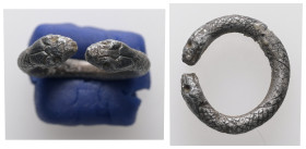 Silver, finger-ring
Weight: 2.45 g. 
Diameter: 12.71 mm.