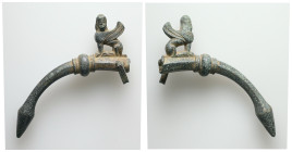 AE Roman handle-plate
Weight: 45.11 g.
Diameter: 87.63 mm.