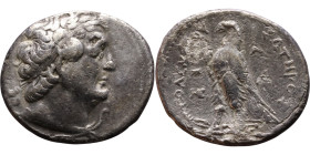 Ptolemaic Egypt: Alexandria - Ptolemy VI Philometor (180-145 BC) AR Tetradrachm Obverse: Head of a king, wearing diadem, turned to the right. Reverse:...