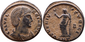 Galeria Valeria (Wife of Galerius) Follis. Obverse: Diademed and draped bust right Reverse: Venus standing facing, head left, holding apple and raisin...