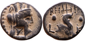 Roman Provincial bronze coin (I-III century)

21mm 6,24g

Artificial sand patina