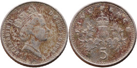 Great Britain – 5 Pence

17mm 3,20g