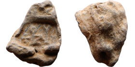 Late Roman / Byzantine period - Lead seal

19mm 5,93g