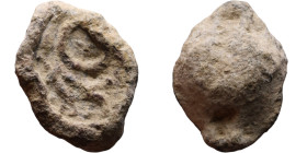 Late Roman / Byzantine period - Lead seal

15mm 7,55g