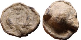 Late Roman / Byzantine period - Lead seal

13mm 2,04g