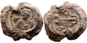 Late Roman / Byzantine period - Lead seal

20mm 9,00g