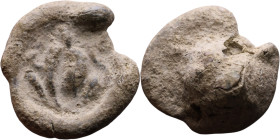 Late Roman / Byzantine period - Lead seal

20mm 6,71g