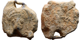 Late Roman / Byzantine period - Lead seal

17mm 5,51g