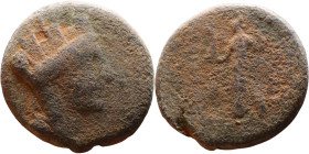 Greek bronze coin. (IV-I century BC)

20mm 8,84g