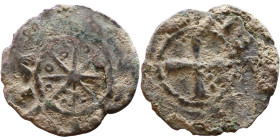 Middle Ages (X-XV century) – Bronze Coin

15mm 0,55g