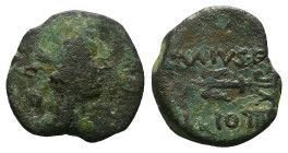 Hispania, Carteia Half unit End I century BC