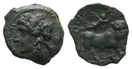 Campania , Compulteria (?) Bronze circa 265-240