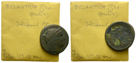 Thrace, Byzantium Bronze circa III century BC - From the E.E Clain-Stefanelli collection. Sold with original collector's ticket.