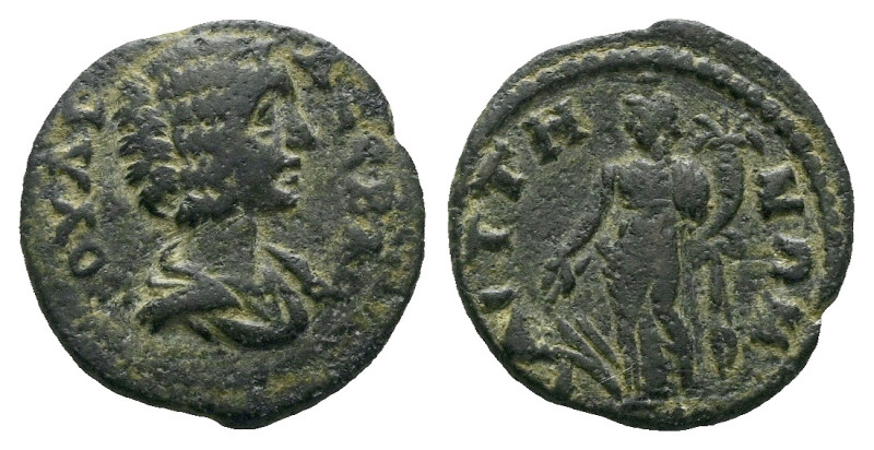 Lydia, Saitta Julia Domna, wife of Septimius Severus Bronze circa 194-217, Æ 19....