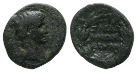 Lydia, Sardis Octavian as Augustus, 27 BC – 14 AD Bronze circa 27 BC - 14 AD - Ex Naville Numismatics sale 64, 199.