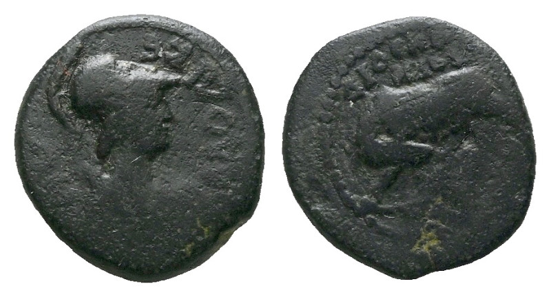 Phrygia, Laodicea ad Lycum Pseudo-autonomous issue Bronze circa 81-96, Æ 16.00 m...