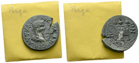 Pamphilia, Perge Gallienus, 253-268 Bronze circa 253-268 - From the E.E. Clain-Stefanelli collection. Sold with original collector's ticket.
