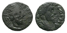 Mesopotamia, Edessa Commodus with Abgar VIII Bronze circa 177-192