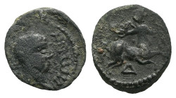 Mesopotamia, Rhesaena Elagabalus, 218-222 Bronze circa 217-218