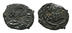 Justinian I, 527-565 Bronze Carthage circa 527-565 - Ex Naville Numismatics sale 89, 764.