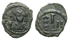 Maurice Tiberius, 582-602 Decanummium Catania circa 582-602