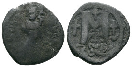 Heraclius, circa 610-641 Follis Syracuse circa 610-641