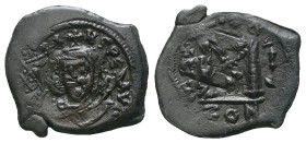Tiberius III Apsimar, 698-705 Follis Syracuse circa 698-705