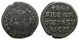 Theophilus, 829-842 Follis Constantinople circa 829-842 - Ex Naville Numismatics sale 86, 694. From the collection of a Mentor.
