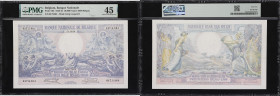 BELGIUM. Banque Nationale de Belgique. 10,000 Francs-2000 Belgas, 11.12.1929. P-105. PMG Choice Extremely Fine 45.