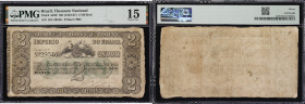 BRAZIL. Thesouro Nacional. 2 Mil Reis, ND (1852-67). P-A229. PMG Choice Fine 15.