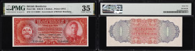 BRITISH HONDURAS. Government of British Honduras. 5 Dollars, 1.11.1949. P-26b. PMG Choice Very Fine 35.