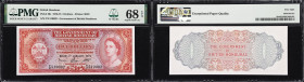 BRITISH HONDURAS. Government of British Honduras. 5 Dollars, 1.1.1973. P-30c. PMG Superb Gem Uncirculated 68 EPQ.