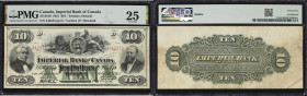 CANADA--CHARTERED BANKS. Imperial Bank of Canada. 10 Dollars, 1.10.1915. CH #375-16-10. PMG Very Fine 25.
