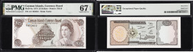 CAYMAN ISLANDS. Lot of (2). Cayman Islands Currency Board. 25 Dollars, 1974. P-8a. Consecutive. PMG Superb Gem Uncirculated 67 EPQ.