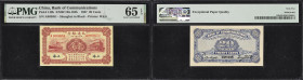 CHINA--REPUBLIC. Bank of Communications. 20 Cents, 1.1.1927. P-143b. S/M#C126-183b. PMG Gem Uncirculated 65 EPQ.